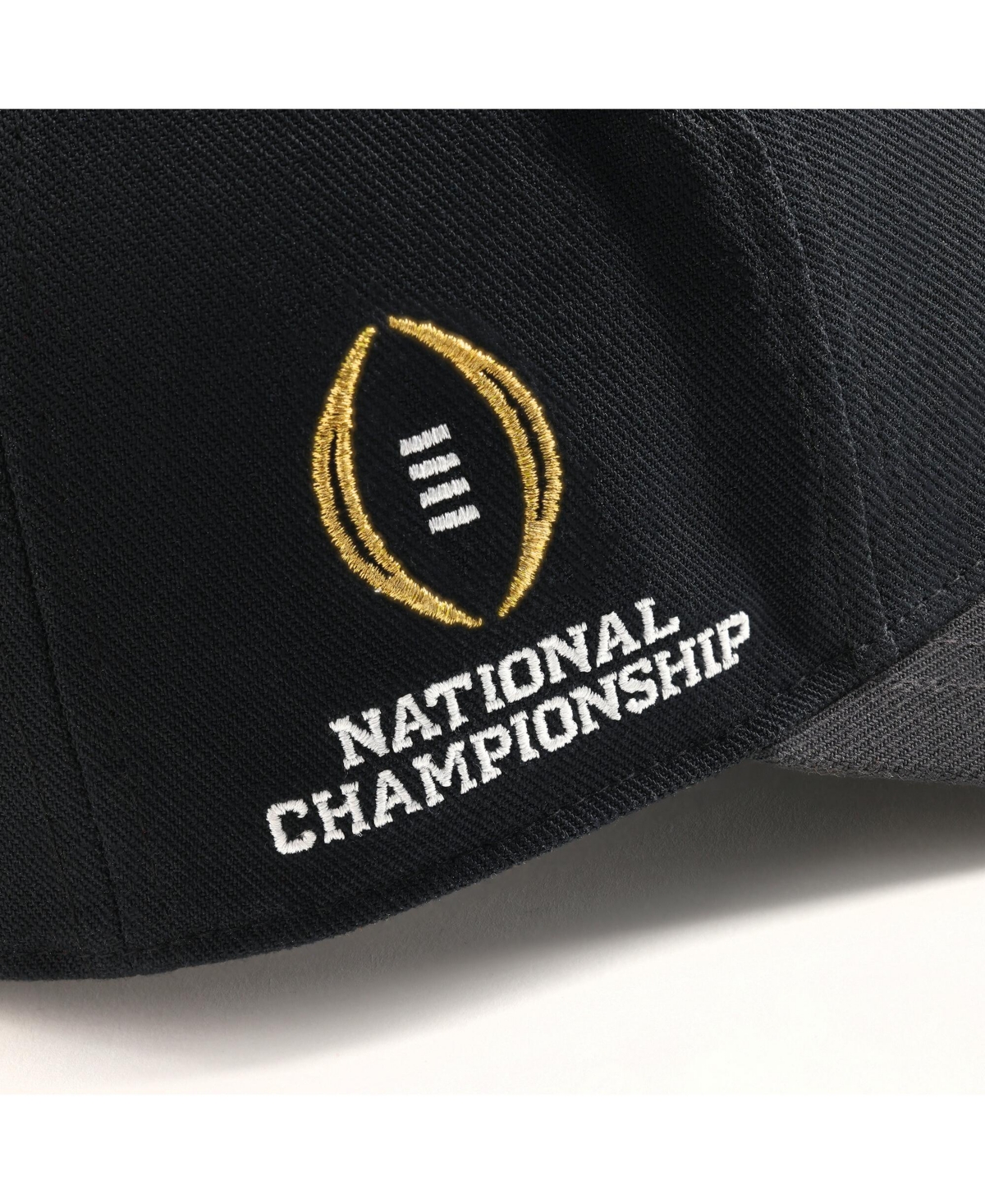Nike Men's Black/Anthracite Indiana Hoosiers 2025 College Football Playoff National Champions Locker Room Rise Structured Hat