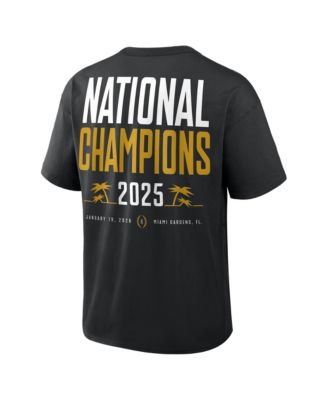 Men's Black Indiana Hoosiers 2025 College Football Playoff National Champions Authentic Locker Room T-Shirt
