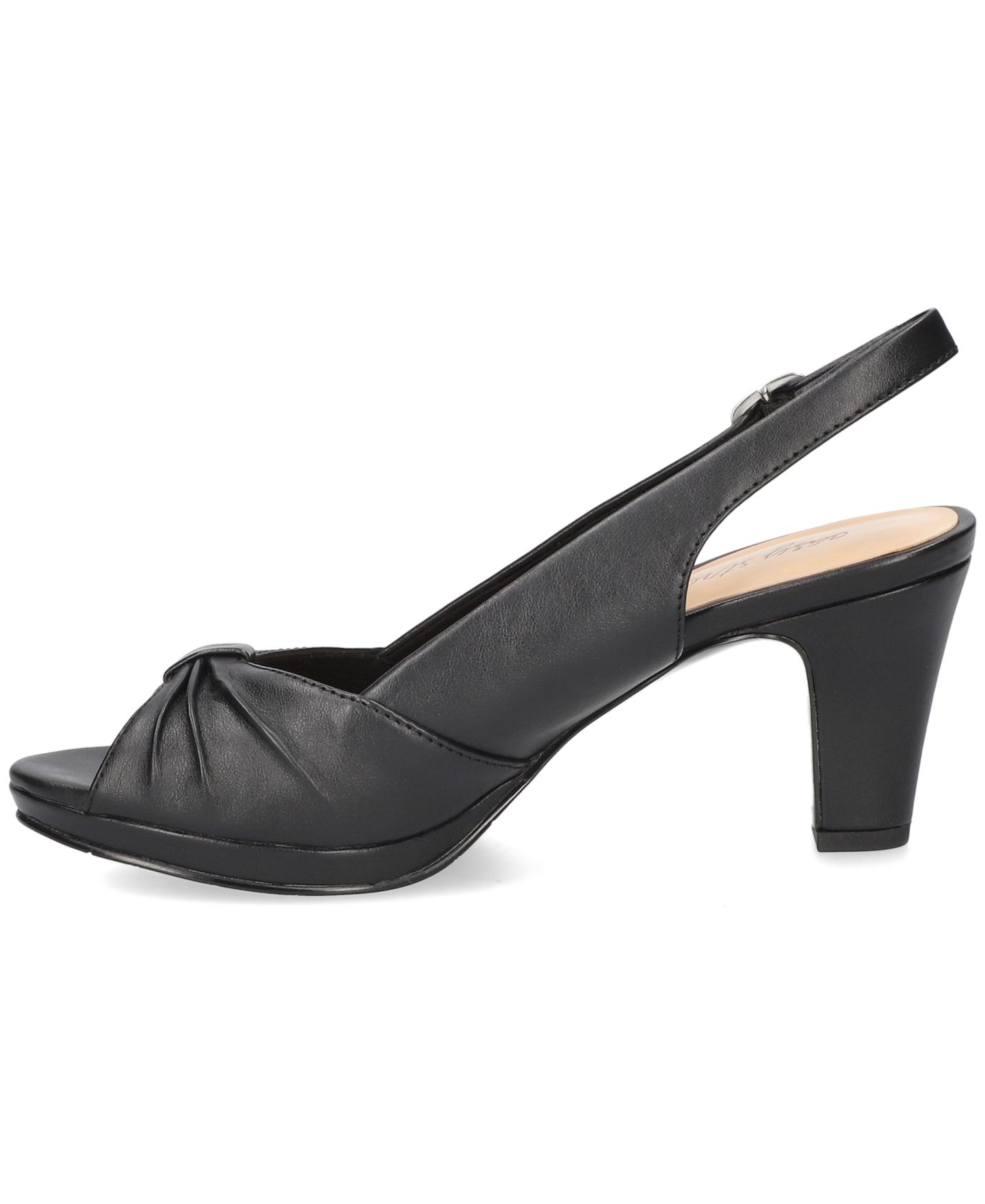 Женские сандалии Easy Street Saturn Dress Sandals, цвет: Чёрный — фото 6