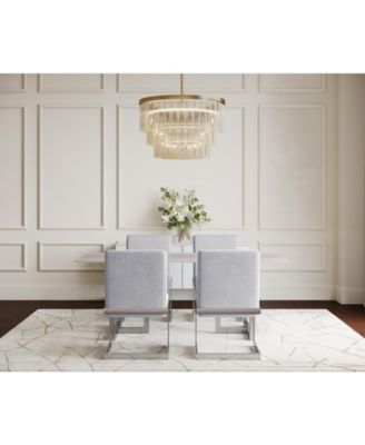 Emila 5-Pc. Dining Set (Rectangular Table & 4 Chairs), Created for Macy's