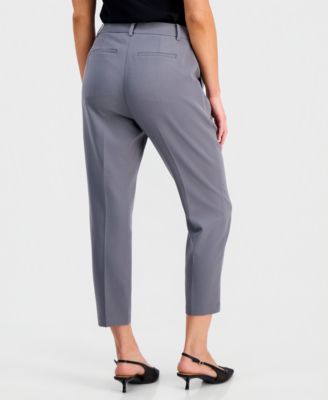 Petite Mid-Rise Slim Trousers