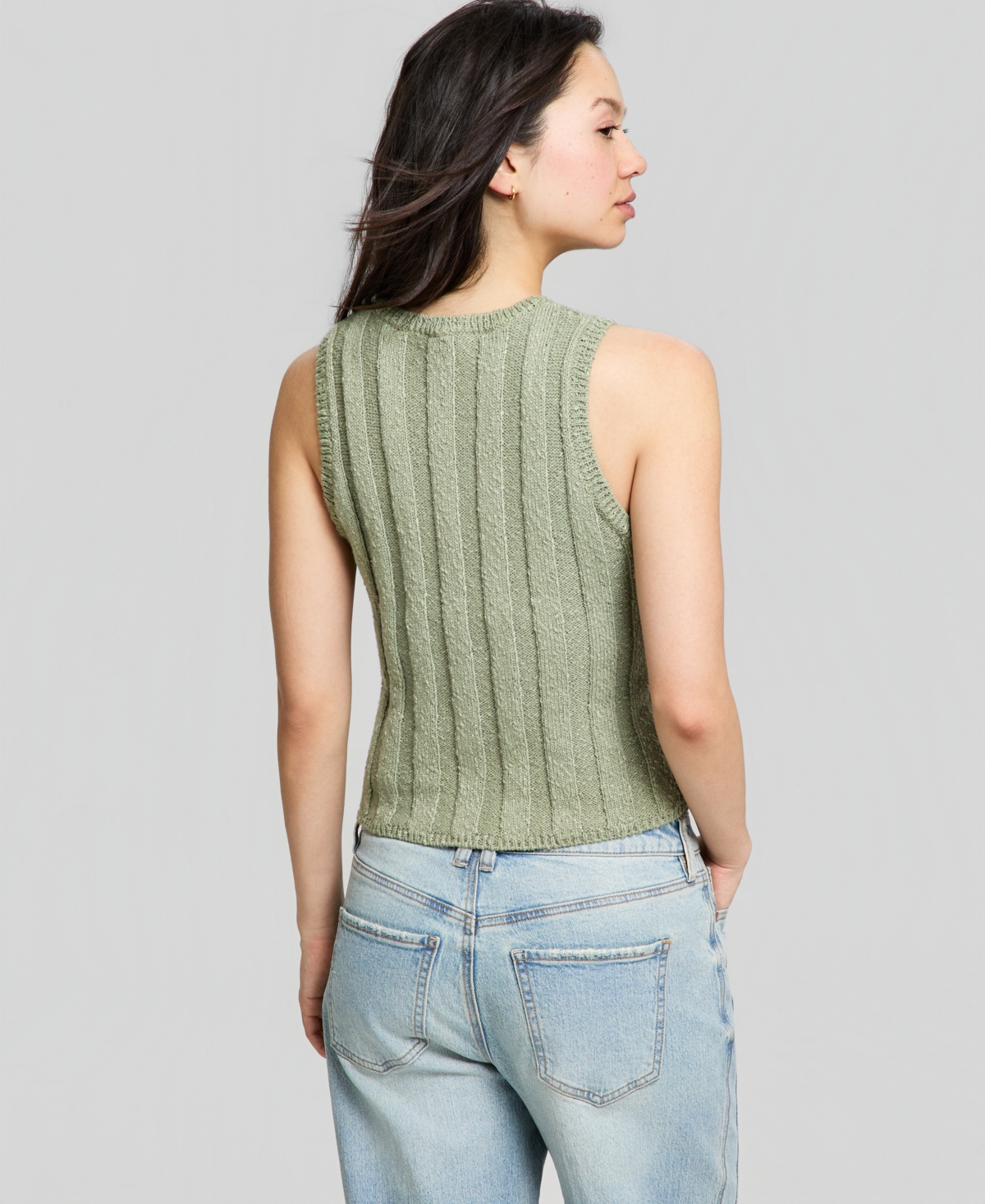 And Now This Women's Slub Ribbed Sweater Tank Top, Macy's Exclusive