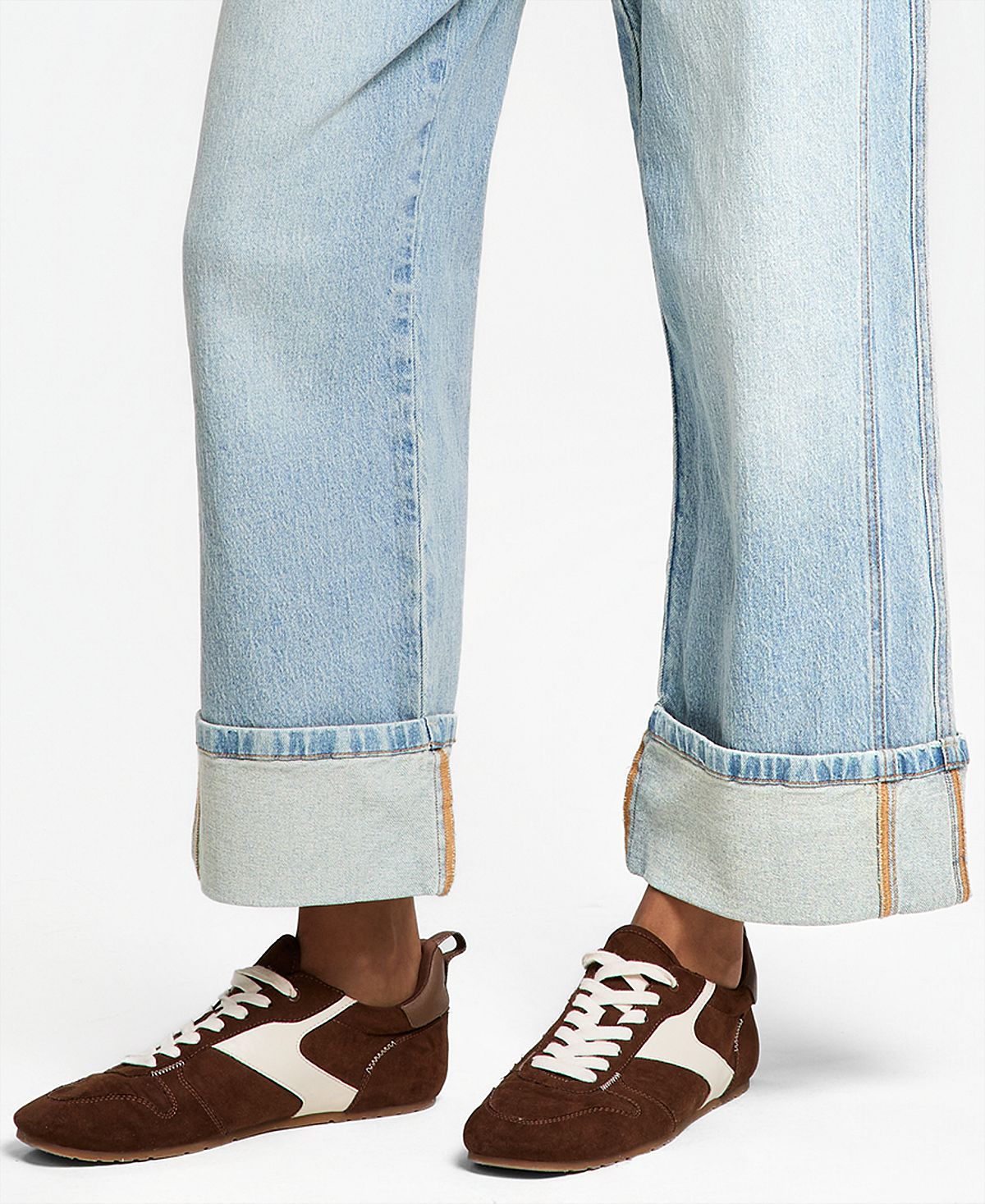 And Now This Women's Seamed Cuff Wide-Leg Jeans, Macy's Exclusive view 6 — MAYCSS fashion products