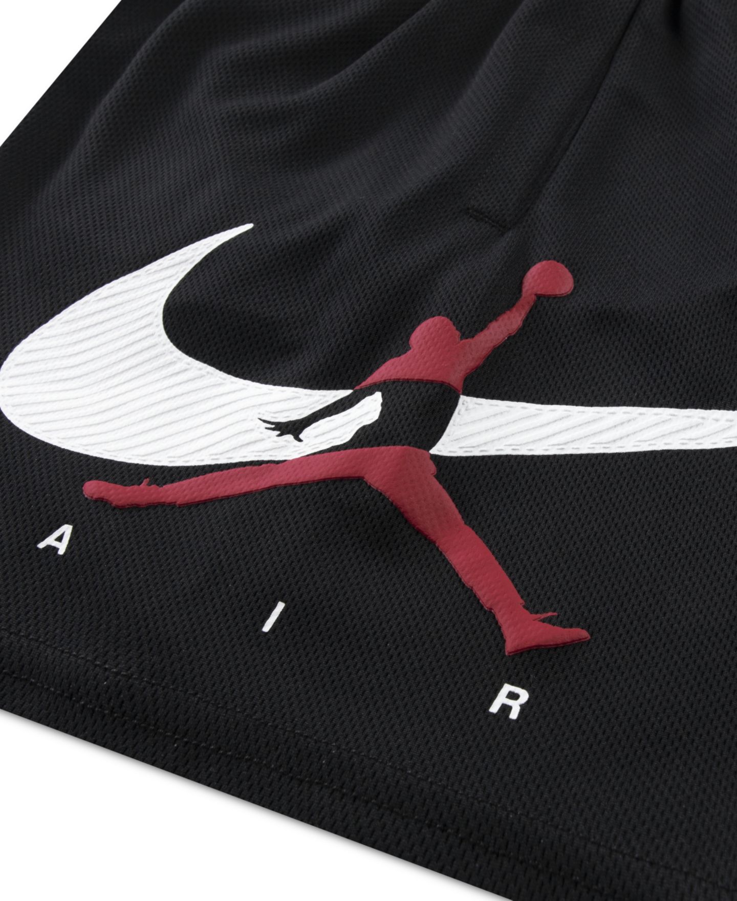 Шорты Jordan Graphic Varsity-Style Mesh Shorts для мальчиков, цвет: Чёрный — фото 6