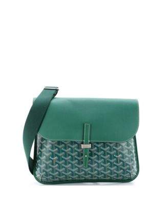 Coursier Messenger Bag Coated Canvas and Leather