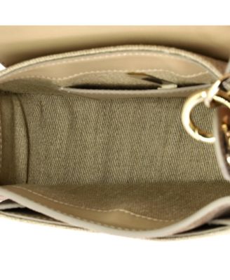 Small Tess Bag Linen and Leather