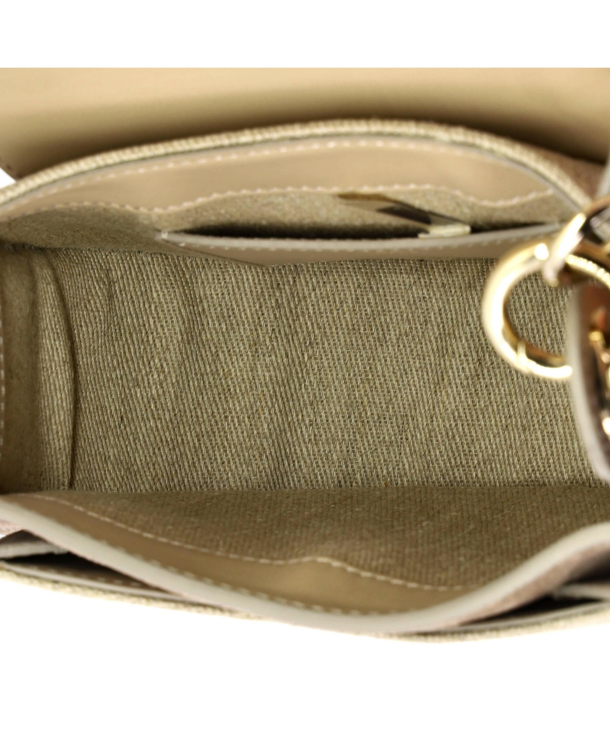 Pre-Owned Chloe Small Tess Bag Linen and Leather