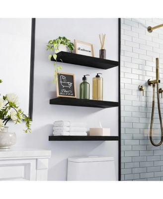 Rustic Floating Shelves for Bathroom, Bedroom, Kitchen