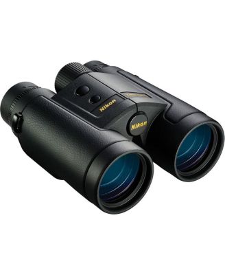 10x42 LaserForce Range-Finder Water Proof Roof Prism Binocular with 6.1 Degree Angle of View, Black