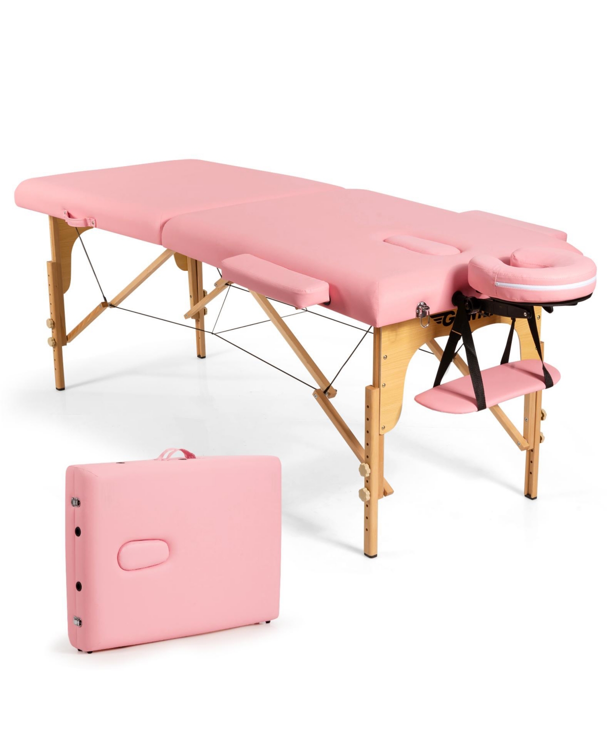 Sugift Portable Adjustable Facial Spa Bed with Carry Case