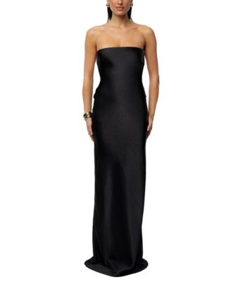 Women's Regal Rising Satin Maxi Dress