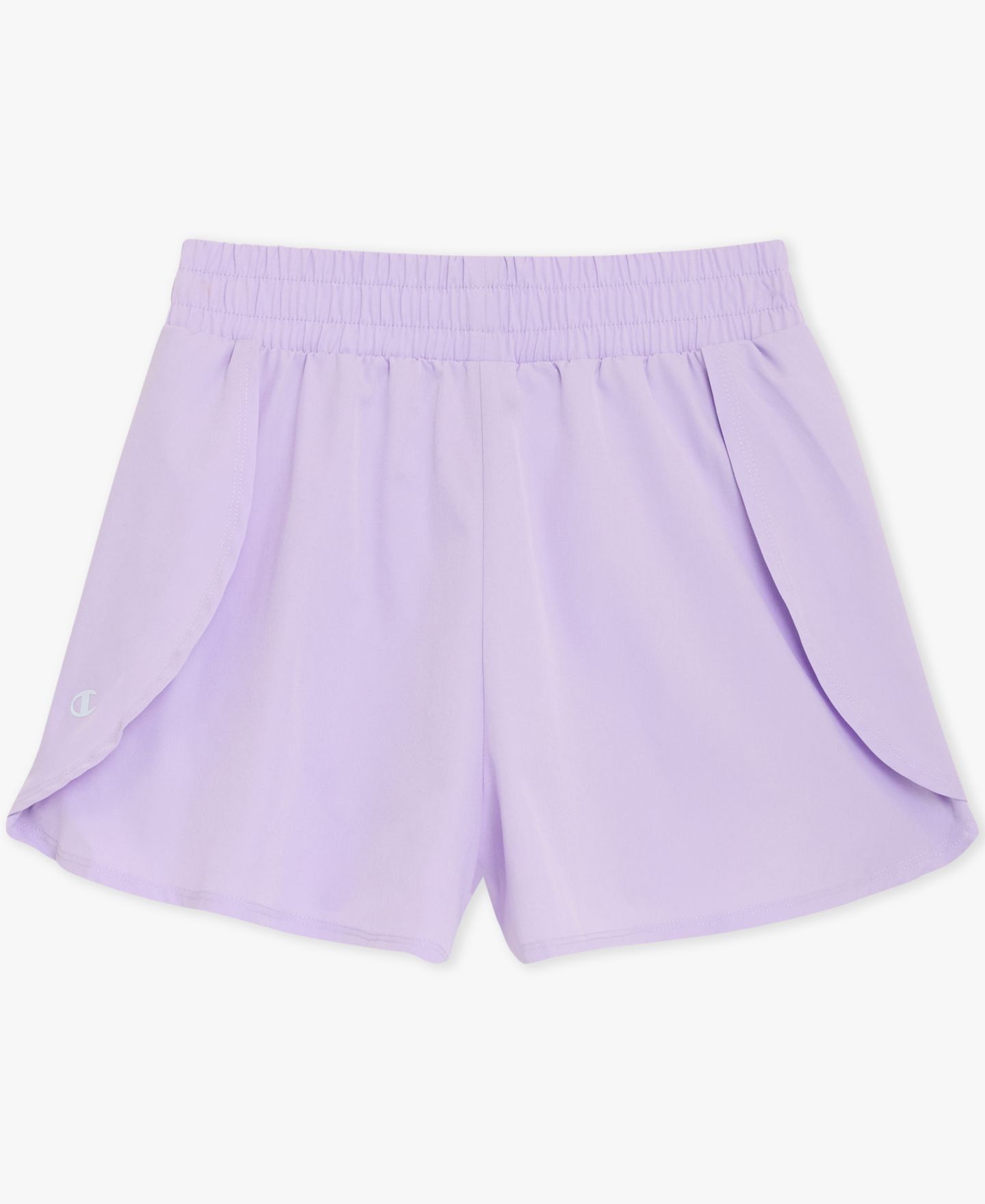 Шорты Champion Pleated Shorts для девочек, цвет: Лавандовый — фото 5