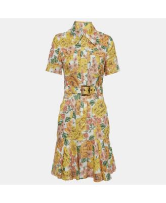 Women's Floral Print Poppy Belted Mini Dress