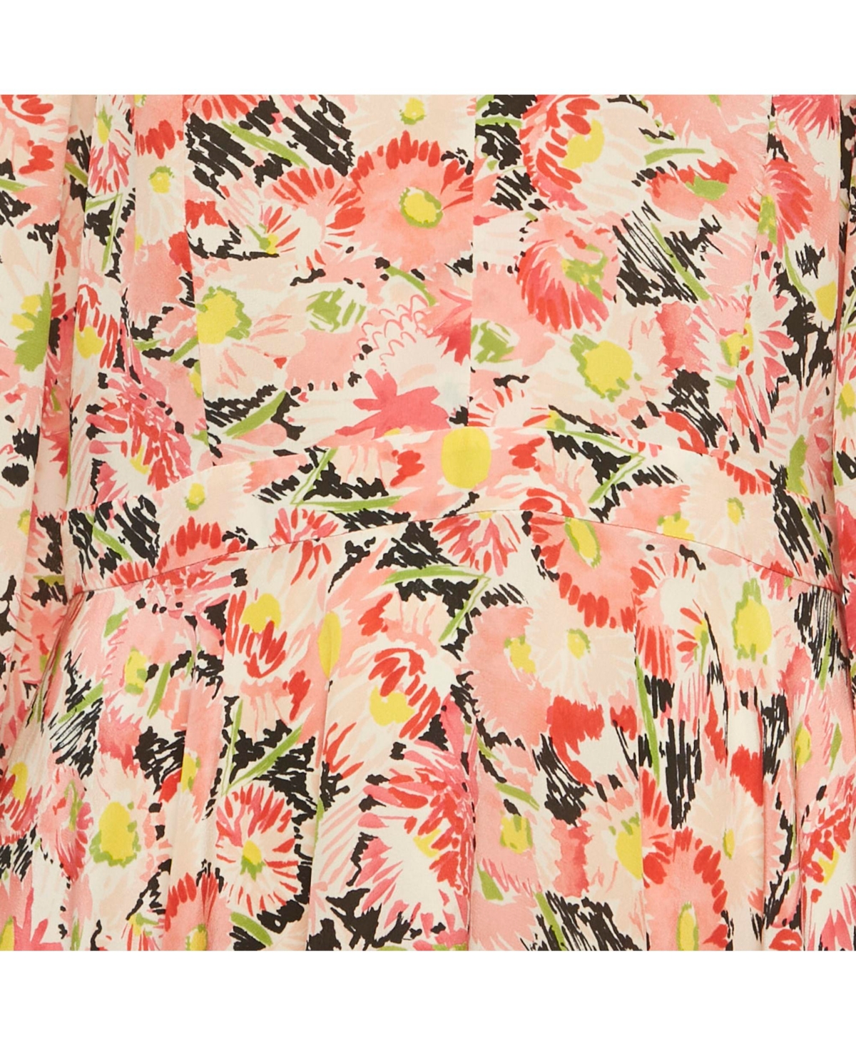 Pre-Owned Stella Mccartney Womens Pink Floral Print Silk Dress