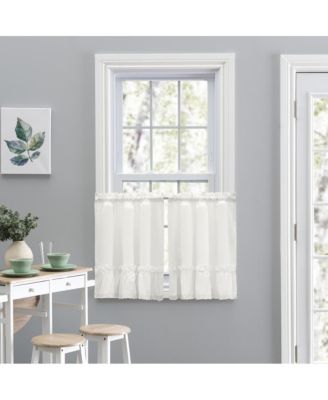 Madelyn Ruflled Victorian 1.5" Rod Pocket Window Curtain
