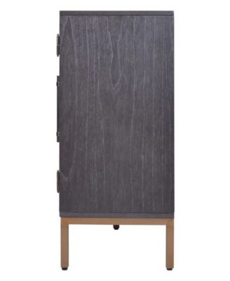 34" Wood Sophia 3-Door Accent Cabinet