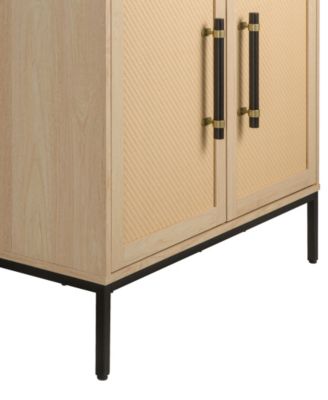 34.35" Wood Sophia Wooden 2-Door Accent Cabinet