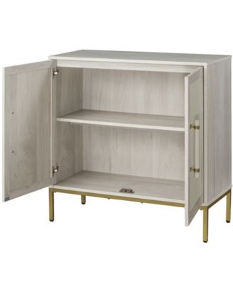 34.35" Wood Sophia Wooden 2-Door Accent Cabinet