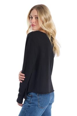 Women's Long Sleeve with Asymmetrical Hem Tee