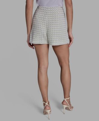 Women's Mid-Rise Pull-On Tweed Shorts