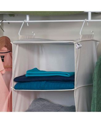 3-Shelf Hanging Closet Organizer