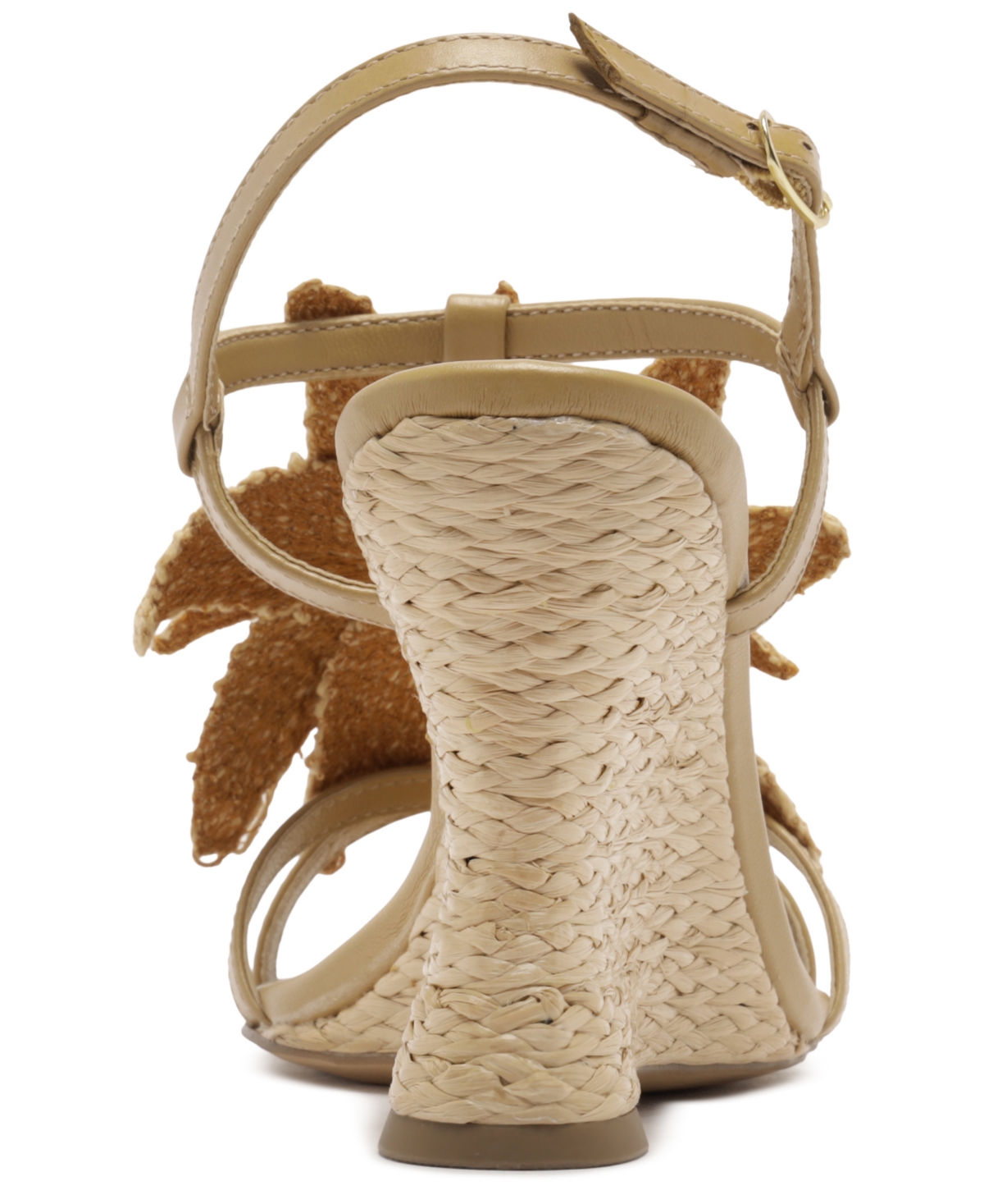 Arezzo Women's Cali Round Toe Wedge Sandals