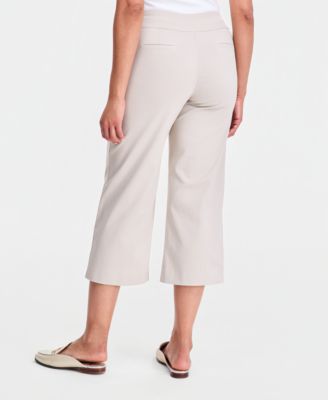 Women's Pull-On Cropped Wide-Leg Pants
