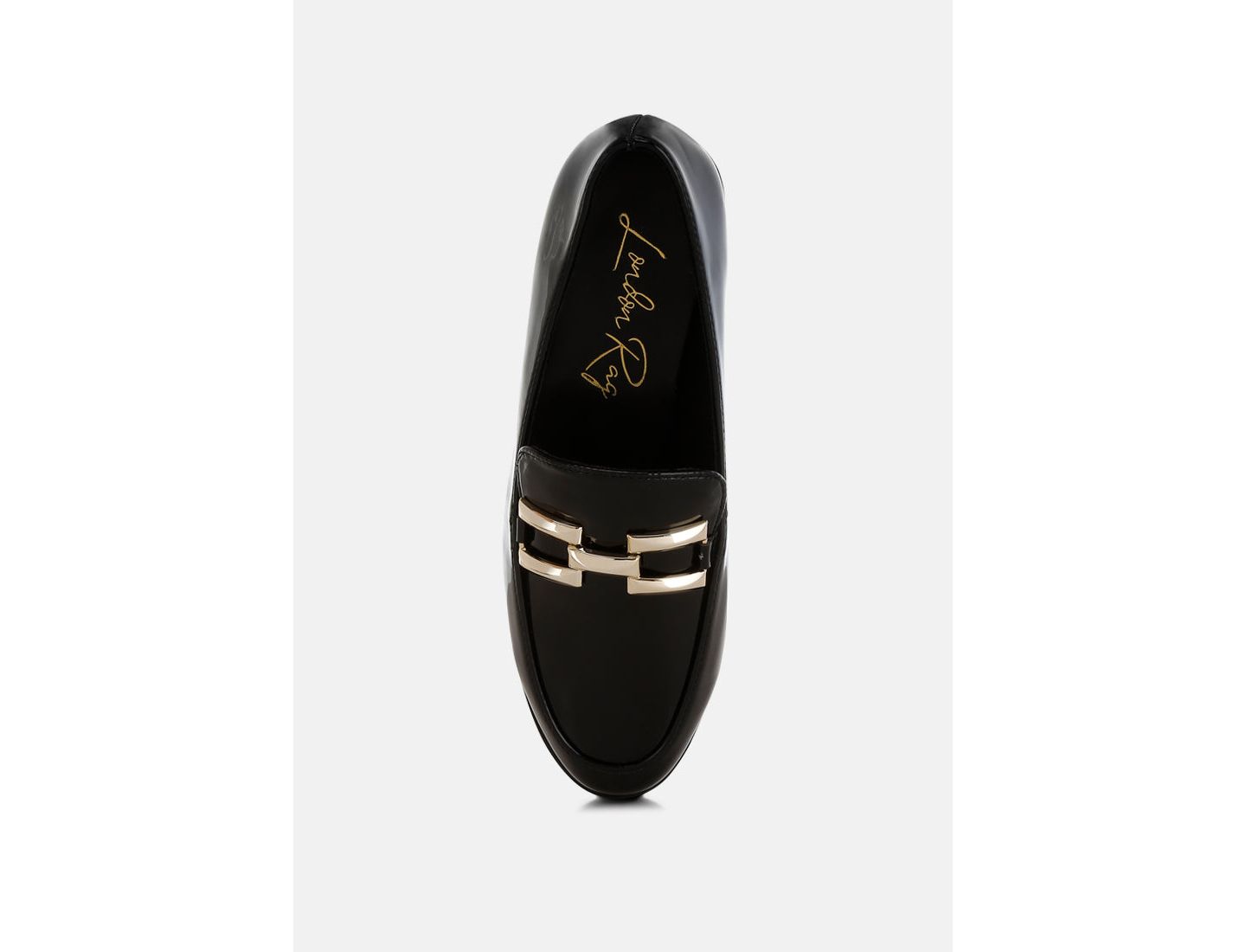 Женские туфли London Rag Revanta Patent Faux Leather, цвет: Чёрный лаковая искусственная кожа — фото 5