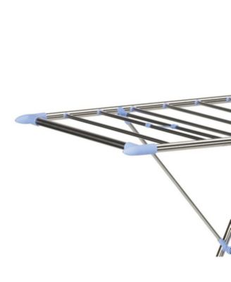 Gullwing Folding Clothes Drying Rack, Silver