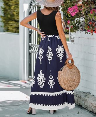 Women's Prismatic Ornate Maxi Beach Dress