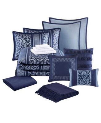 Bella Floral 14-Pc. Comforter Set, Queen