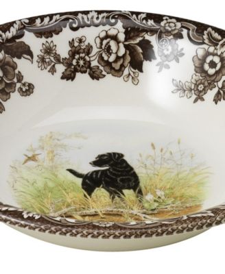 Woodland Black Lab Cereal Bowl