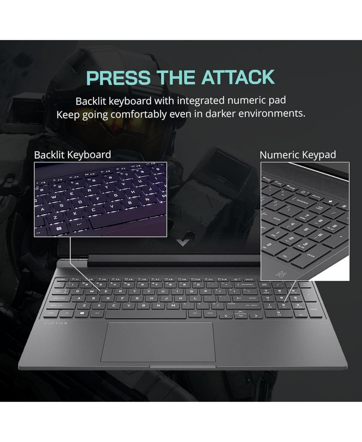 Hp Victus Gaming Traditional Laptop Amd Ryzen Ai 7 350 16GB Ram Nvidia GeForce Rtx 5060 512GB Ssd Storage Windows 11