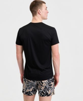 BOSS by Men's Short-Sleeve Rashguard Swim Shirt