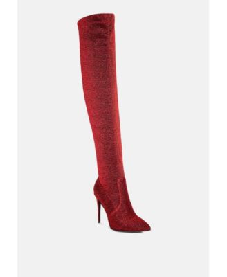 Women's Tigerlily Knitted Stiletto Long Boots