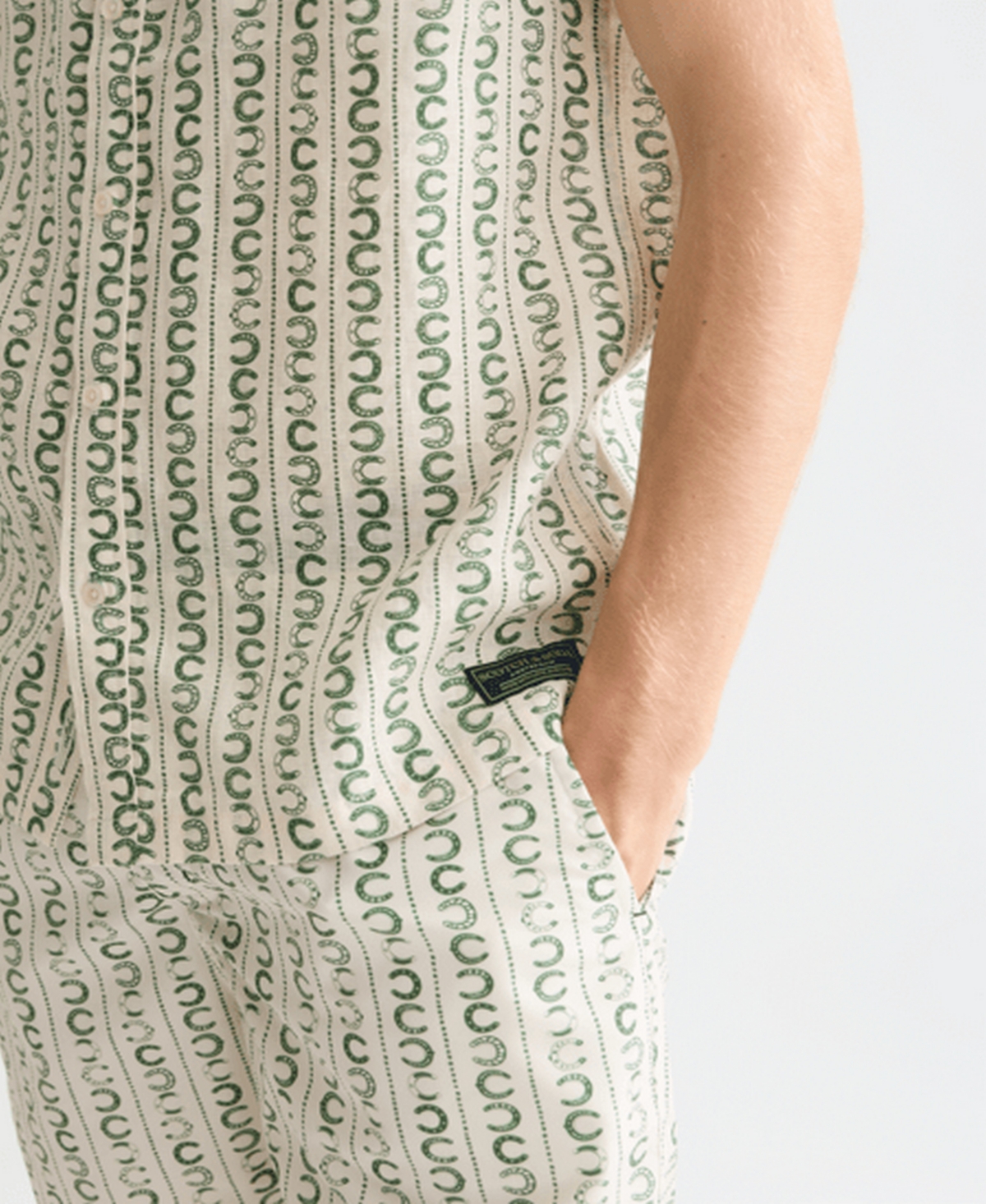 Scotch & Soda Men's Printed Short-Sleeve Shirt