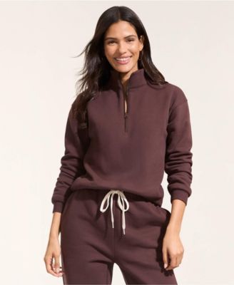 Women's Serious Sweats Relaxed Quarter Zip Pullover Sweatshirt