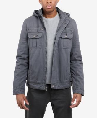 Men's Hooded Military Jacket