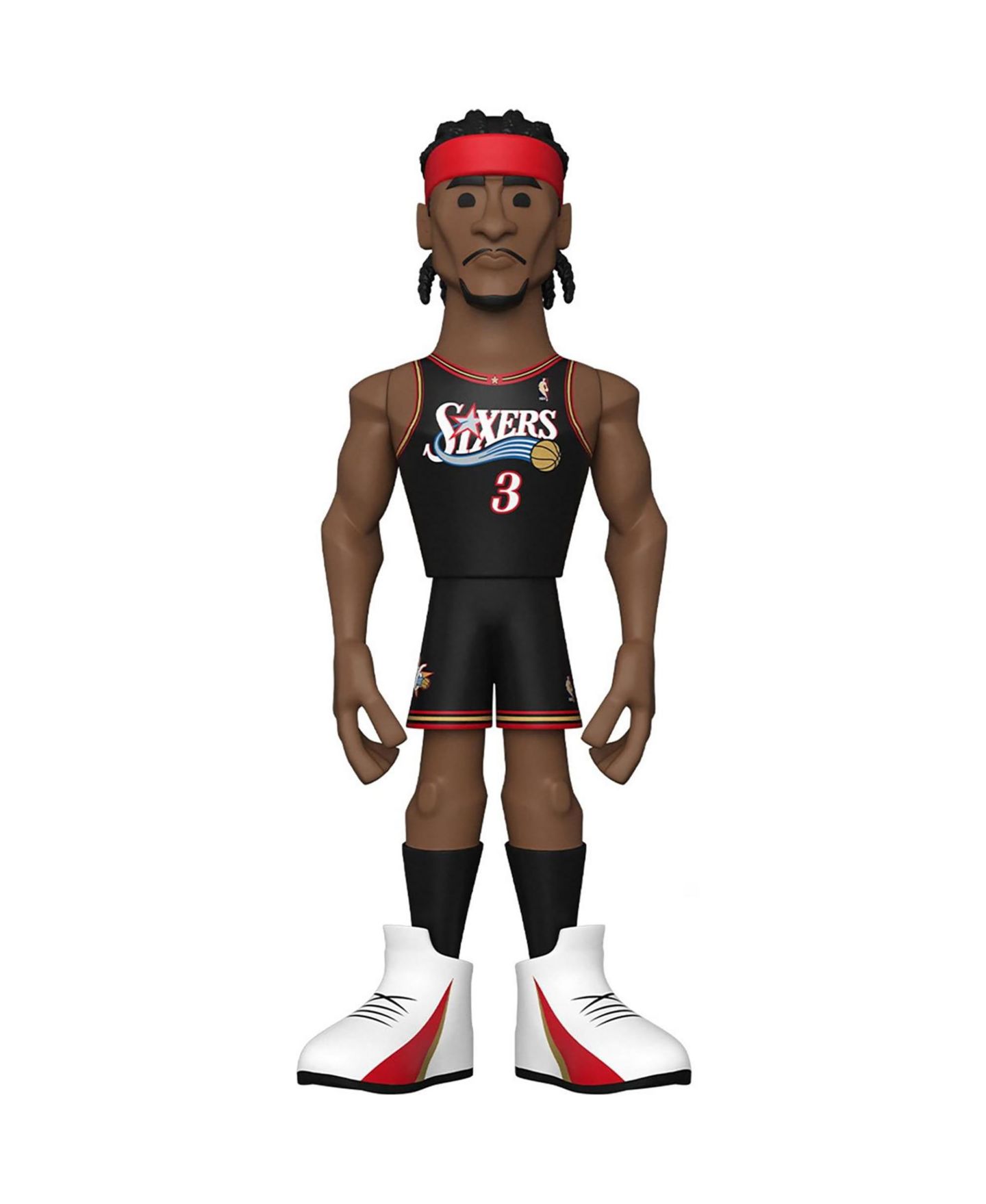 Детская фигурка Funko Pop! Philadelphia 76ers Allen Iverson Gold Chase 12-Inch Vinyl Figure, 1-Piece, Ages 3+ — фото 1