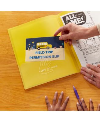 2-Pocket Parent-Teacher Classroom Communication Folder, Red, 36-Piece