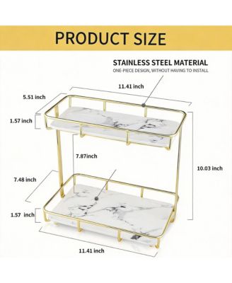 Stainless Steel Vanity Shelf for Bathroom and Kitchen