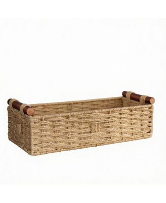 Handmade Paper Rope Storage Basket - Multi-use, Decorative, Compact
