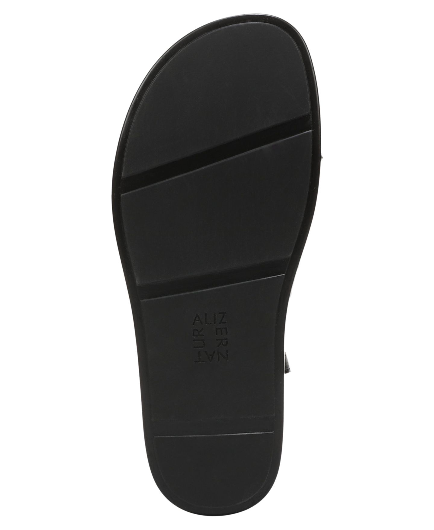 Женские сандалии Naturalizer Fame Strappy Flat, цвет: Чёрная искусственная кожа — фото 5