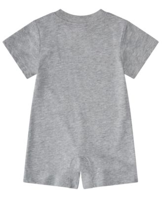 Baby Boys' Short-Sleeve Graphic Shortie Heather Romper
