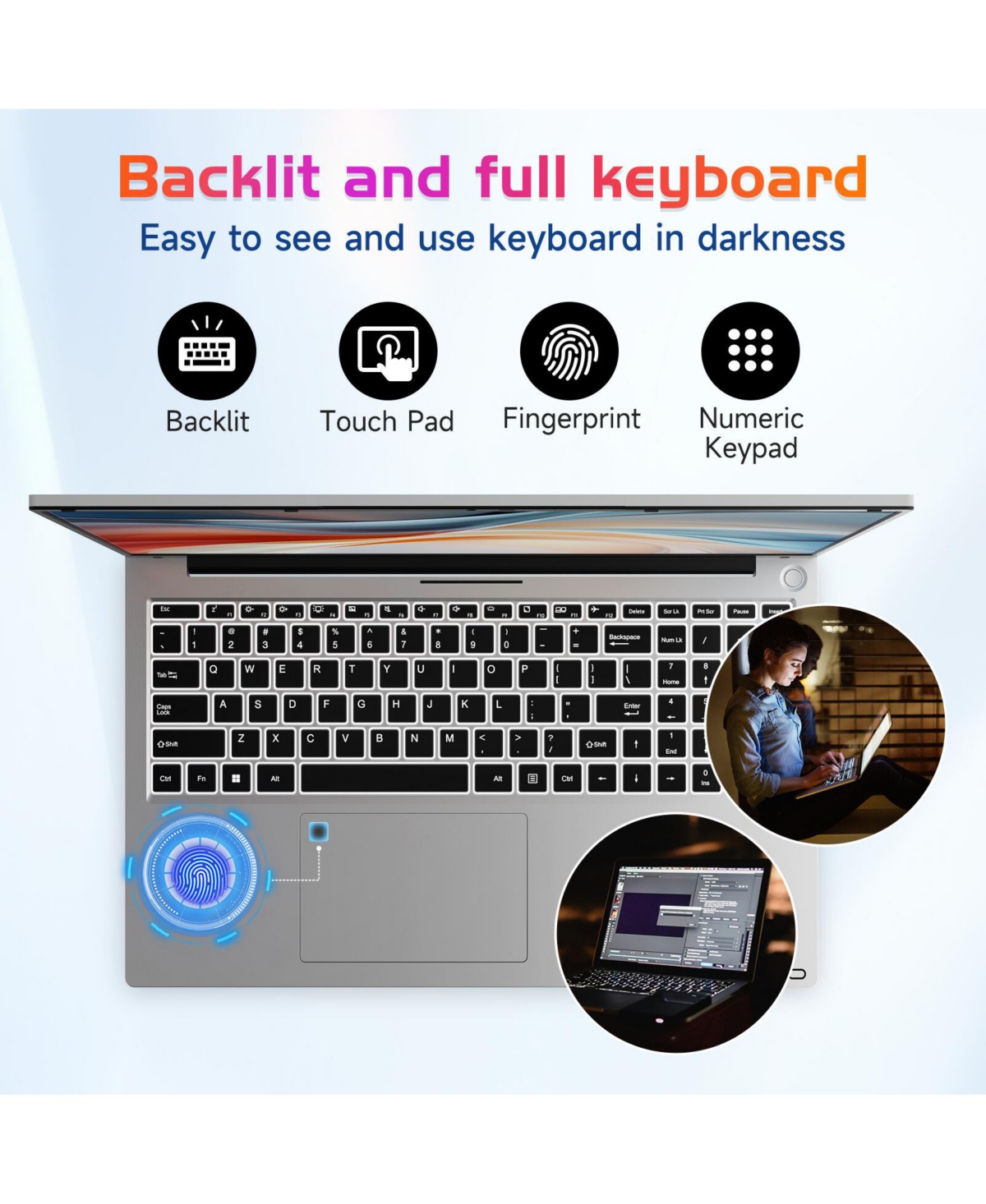 Nimo 17.3" Ips Fhd-Laptop Intel 6 Cores i3-1215U 32GB Ram 512GB Ssd 4.4GHz