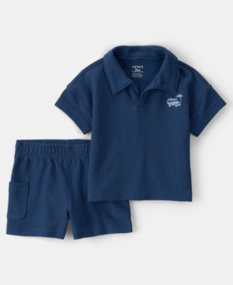 Baby Boys' Car Top and Shorts, 2-Piece Set