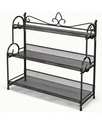 3-Tier Foldable Organizer for Kitchen & Bathroom