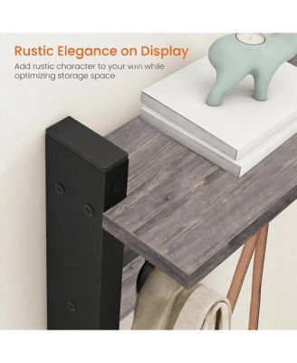 Coat Rack with Shelf - Modern Design, Sturdy, Easy Assembly