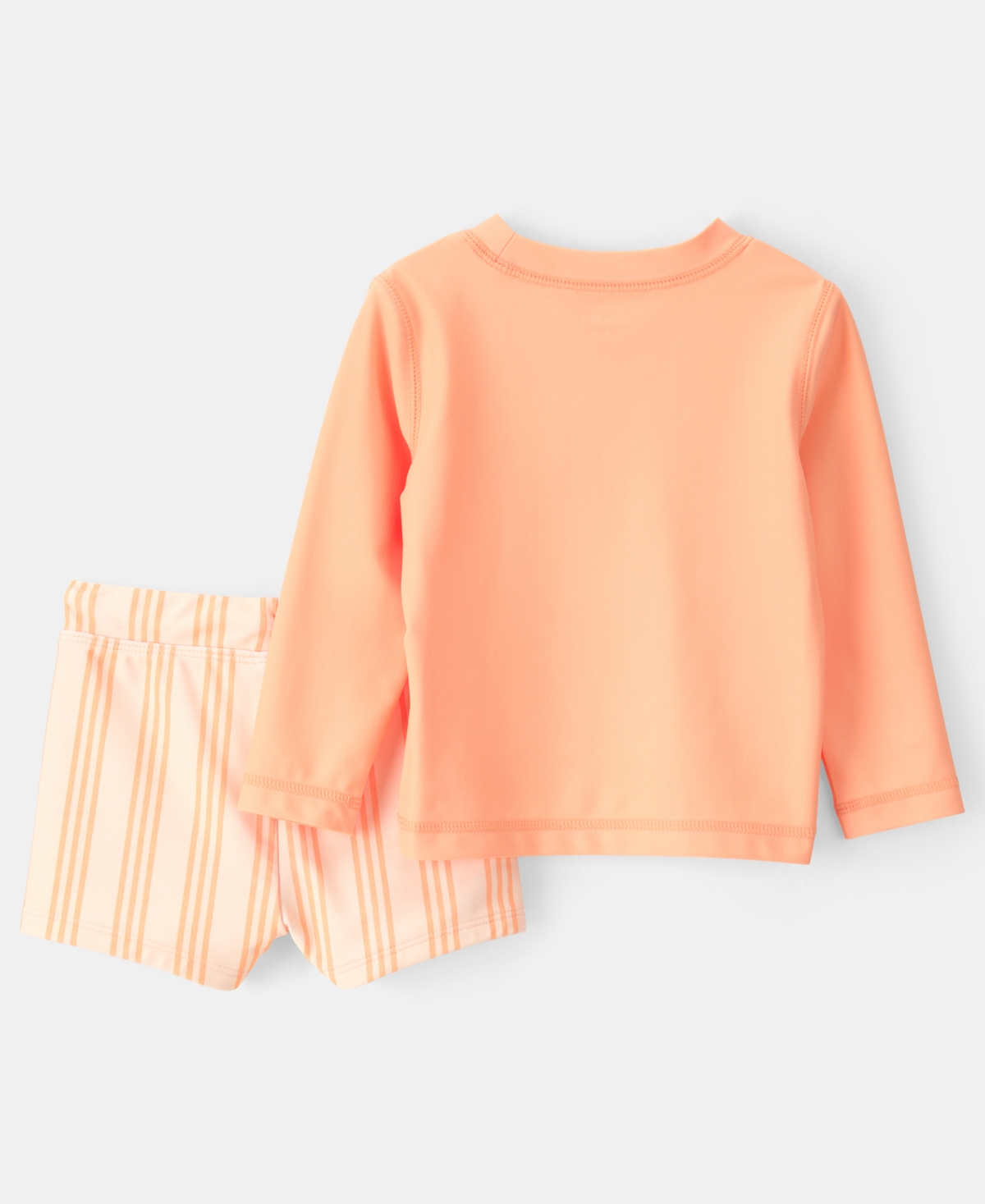 Carter's Baby Boys' Long-Sleeve Rashguard Swimsuit, 2-Piece Set