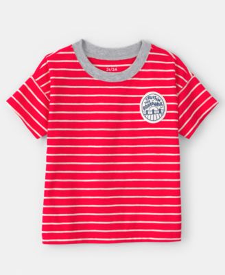 Boys' Toddler 2T-5T Short-Sleeve Striped T-Shirt